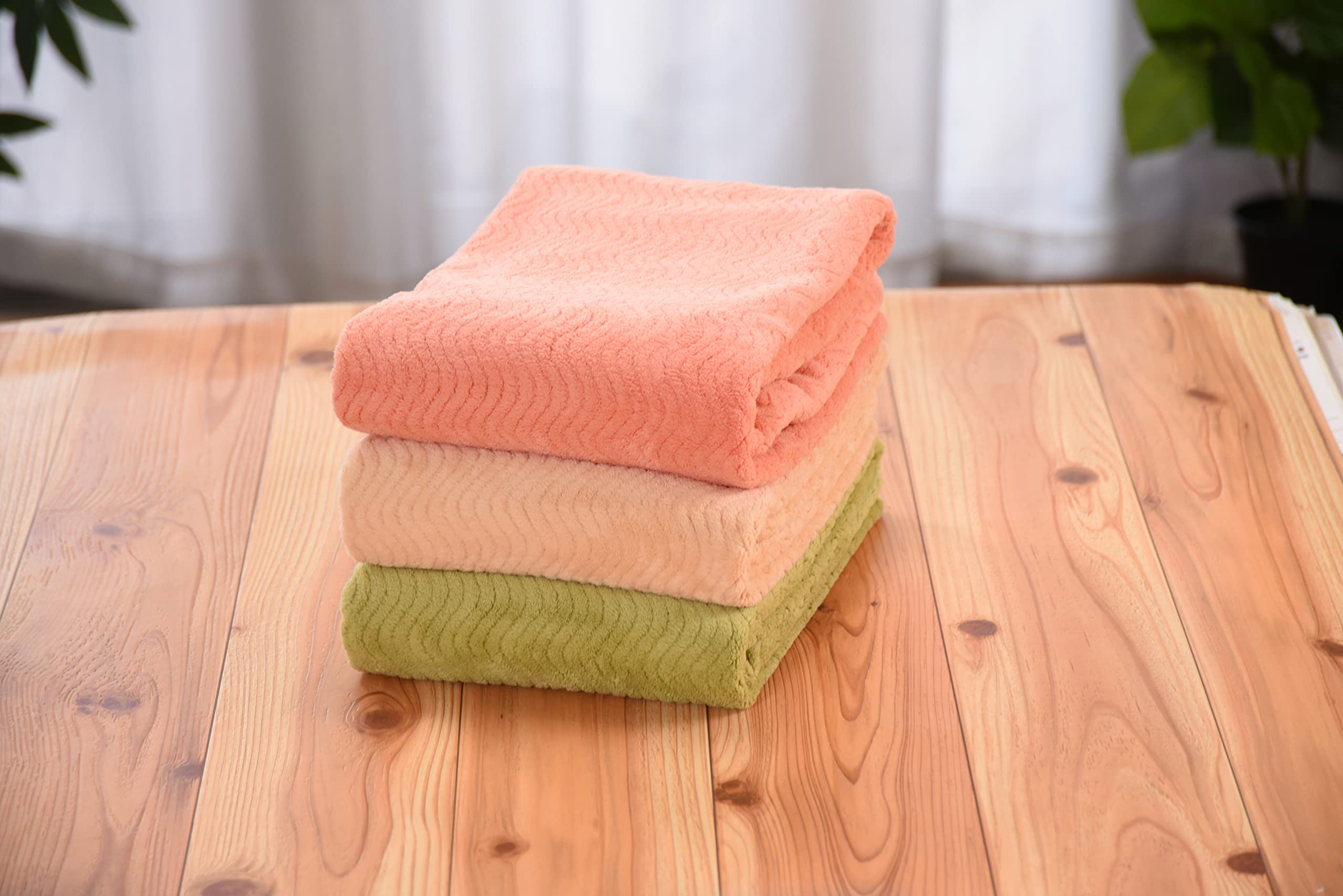 

Teijin Extra Fluffy Antibacterial and Odor Fuzz Fall Quick Soft Improved Texture of 3 Bath Poppy Towel, Microfiber, Resistant, Doesn t Off, Fluffy,