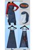 Unisex Nordic Denim Apron with Multi-Pockets for Kitchen and Home