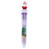 Cartoon Christmas 10-Color Click-Action Ballpoint Pen – Cute Student Stationery Gift.