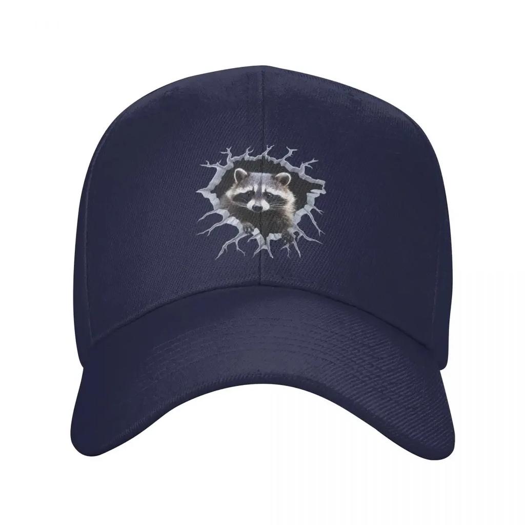 Personalized Funny Raccoon Baseball Cap Sports Women Unisexs Adjustable Dad Hat Spring Snapback Caps