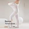 Plus Size Opaque White Dance Tights