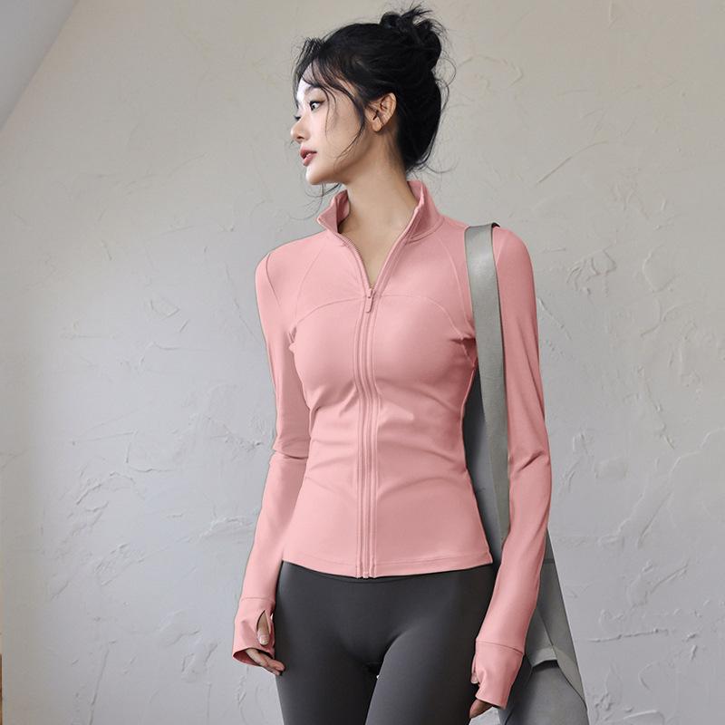 Yoga Fitness Clothes Slim and Thin Jackets Women's Professional Quick-drying Training Tops Long-sleeved Women's Sports Outdoor Running Clothes