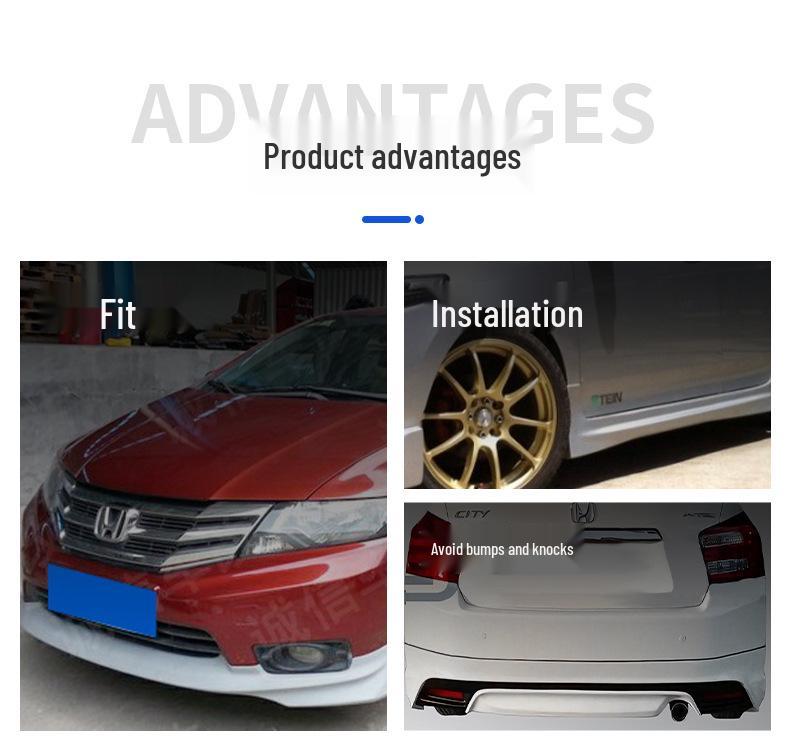 12-14 Year New Model Fit Small/Large Body Kit: Front Lip, Rear Diffuser, Side Skirts, Tail Wing