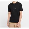 Jordan Air T Shirts Men's Black Crew Neck Moderate Straight Fit (Unisex) T-Shirts CN3576 010