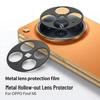 OPPO FindN6 Aluminiumlegierung Mattierter Kameraleinsen-Schutzrahmen