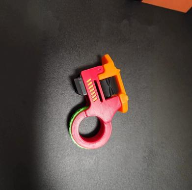 Fidget Roller Magnetic Push Card Paragraph Ring Ratchet Wheel Eject Guns Edc Stress Relief Toy Mechanical Slider Pushing Plate