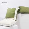 Green Nordic Embroidery Throw Pillow - Living Room, Sofa, Bed & Bay Window Cushion, Pillowcase In Stylish Design