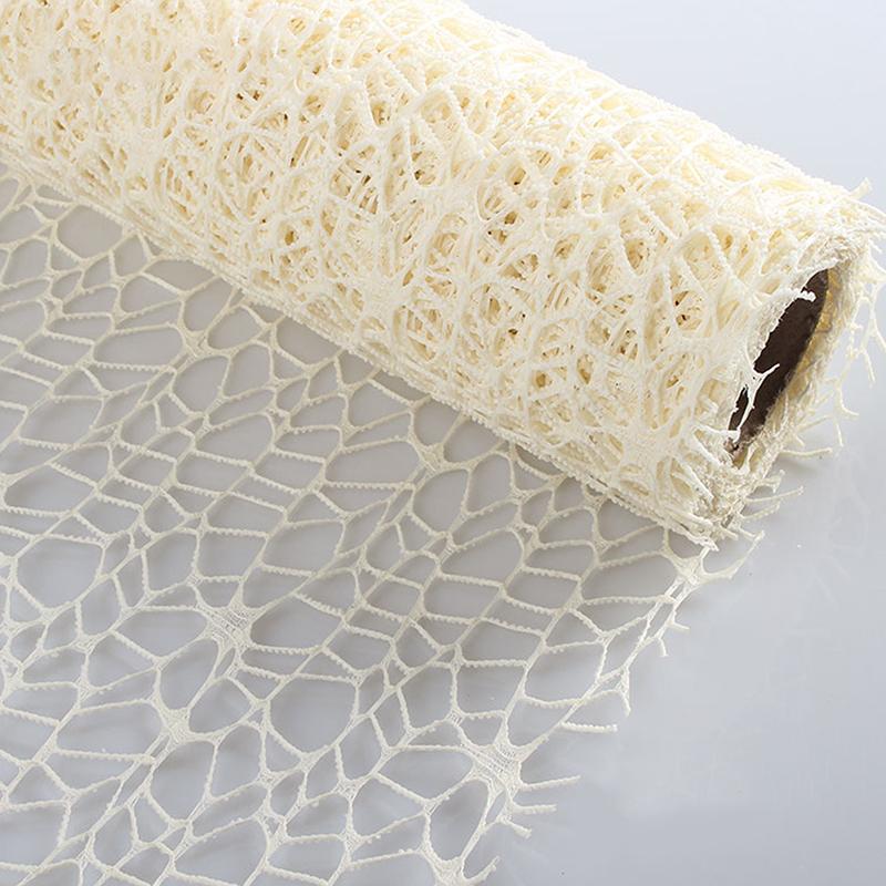 50Cm*4.5M Flower Wrapping Mesh Gauze Bouquet Wrapping Lace Jacquard Net Flower Pattern Mesh Florist Floral Wrapping Paper