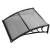 Awnings for Door Entrance, 38 X 40 In, Exterior Front Door Window Awnings with Drainage & ABS Bracket, Rain Snow Sun Protection, Overhang