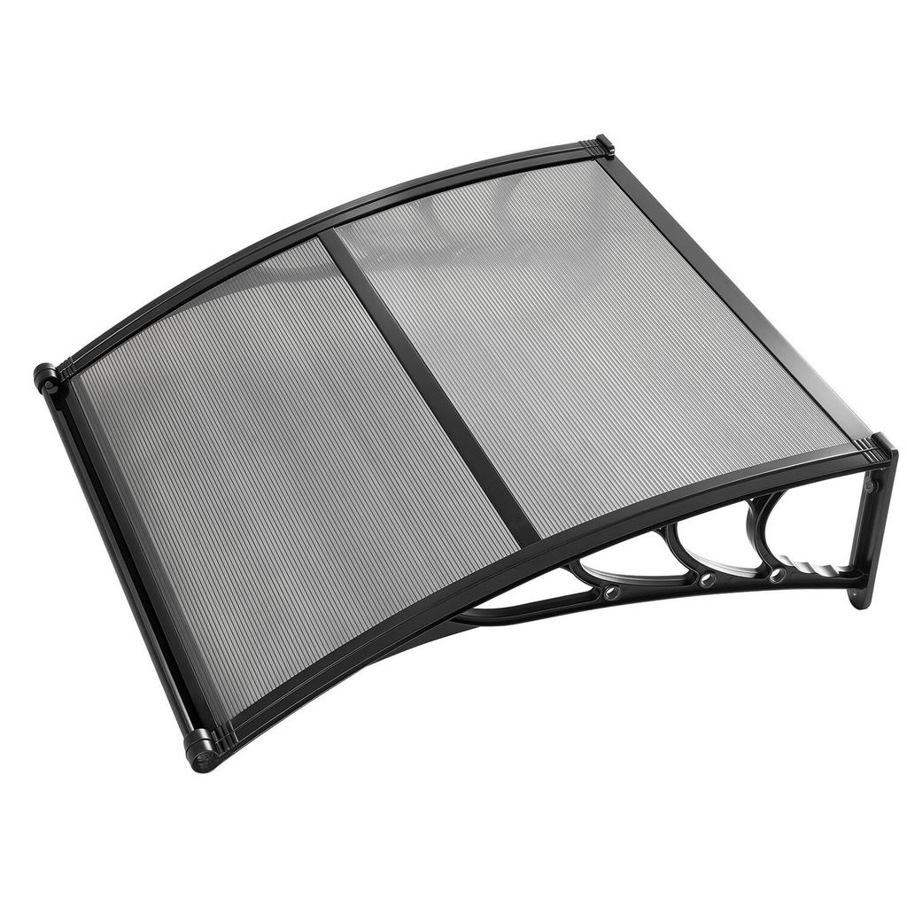 Awnings for Door Entrance, 38 X 40 In, Exterior Front Door Window Awnings with Drainage & ABS Bracket, Rain Snow Sun Protection, Overhang