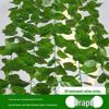 Rattan Pothos Artificial Leaf Vine for Indoor AC and Water Pipe Decoration