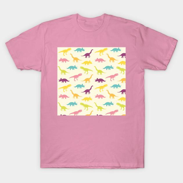 T Shirt Women Assorted Illustrated Dinosaurs Harajuku Print Kawaii Tshirt Summer Short Sleeve Female T-Shirt Top Tee