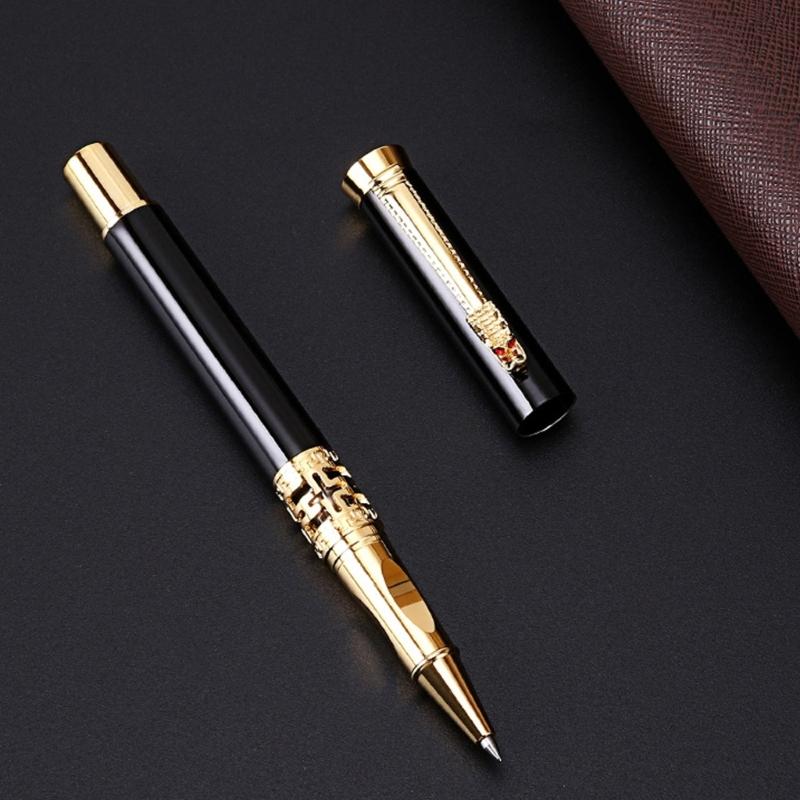 Full Metal Brass Copper Metal Roller Ballpoint Pen Office Business Men Signature Gift Writing Pen