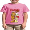 2026 Hot Sale Boys Girls 2-14Y The Garfield Show Cotton TShirt Summer Cartoon Print