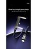 In-Stock 240W Foldable Fast Charging Braided Dual C Data Cable for Apple & Huawei Phones