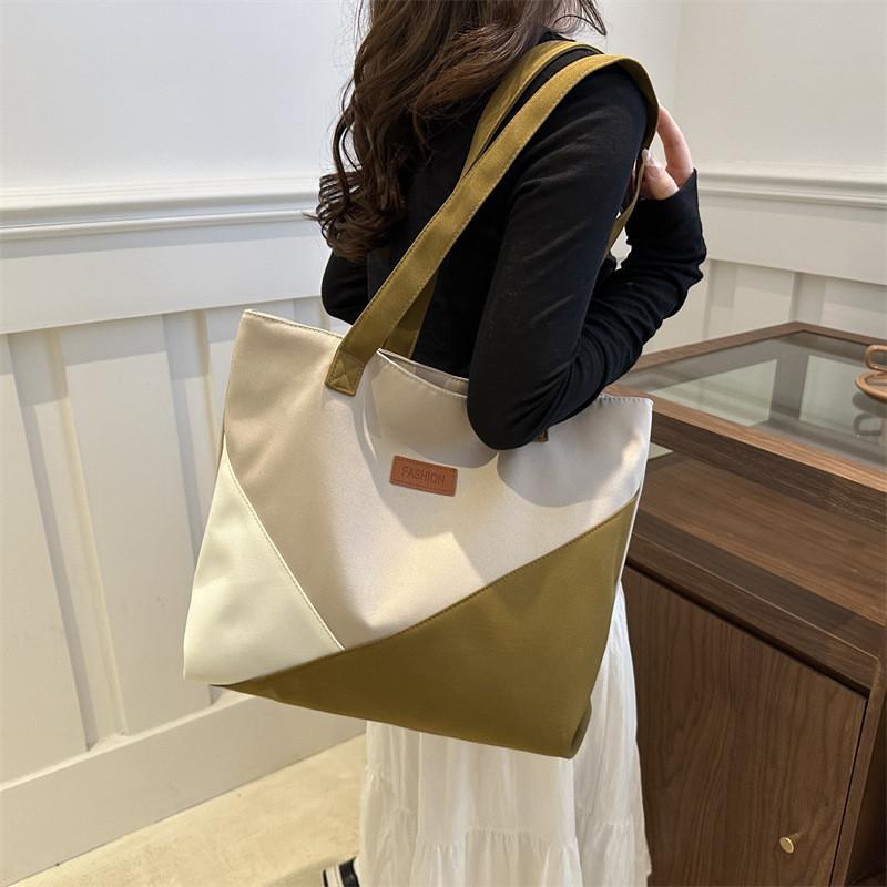 Stylish Retro Canvas Tote Bag For Women Large Capacity Trendy Handbag 2024