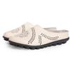 Women Slippers Spring Summer Casual Leather Low Cut Flat Peas Toe Mother