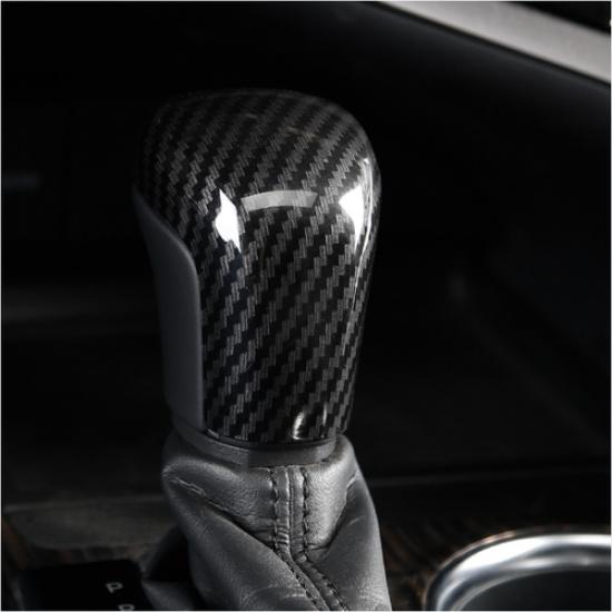 ABS Carbon fiber Car Gear Shift Knob Cover Trim For Toyota Camry 2018-2025