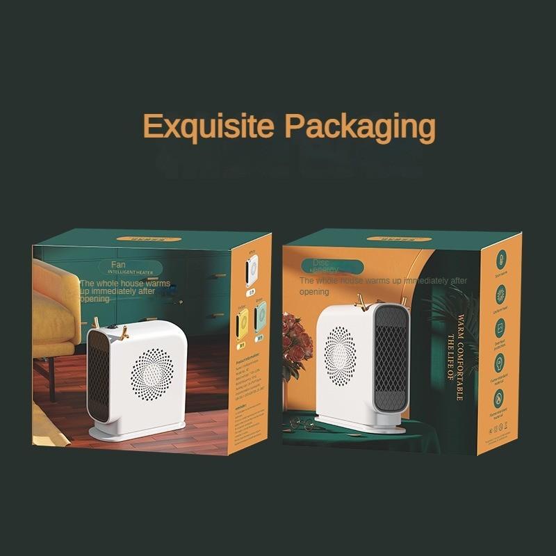 500W Constant Temperature Desktop Electric Heater Office Space Air Heater Fast Heating Winter Instant Heating Fan New