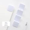 5pcs Candy Mini Square Clips Transparent & Solid Color Page Holder Paper Clip for Memo File Magazine Household A6794