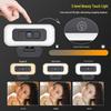 B21 4K USB Camera with Fill Light for Streaming & Conferences