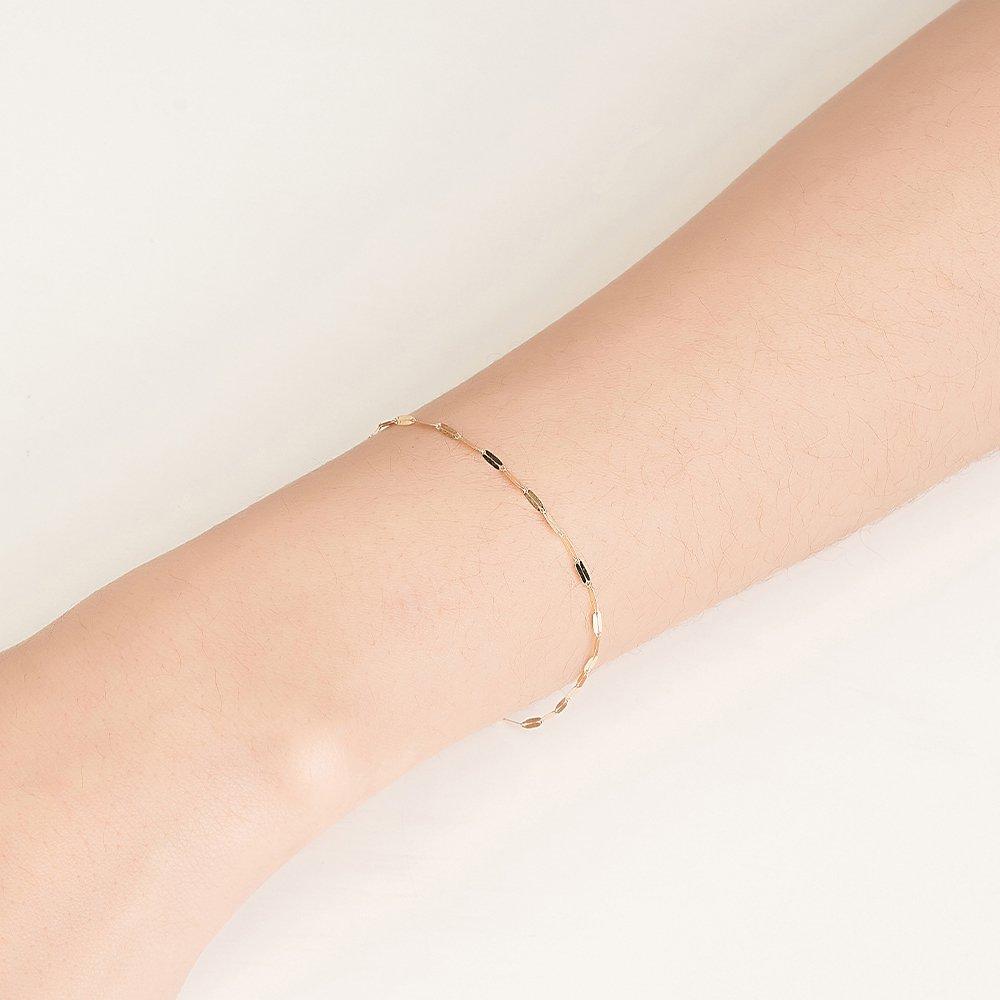 [Helenejw] 14K Lemon Chain Gold Bracelet