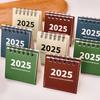 2025 Desk Calendar Kawaii Mini Calendar To Do List Daily Monthly Yearly Planner Time Manegement Desk Decorations Office Supplies