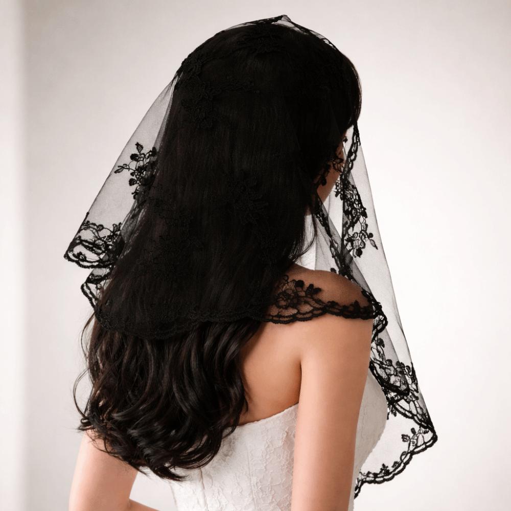 Cape Lace Scarf Veil Headband Cloak Flower Scarves Lace Shawl Lace Triangle Scarf Travel
