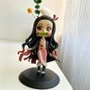 Anime 15Cm Demon Slayer Figure Nezuko Tanjirou Zenitsu Inosuke Kyoujurou Giyuu Kawaii Qposket Pvc Model Toys Children Gift