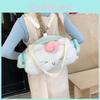Cute Cat Plush Backpack With Cartoon Pattern For Casual Travel And School Use