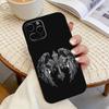 Gothic T-Cyber Sigil Cross   Phone Case For iPhone 17, 16,15,14,13,12,11 Plus,Pro Max, Others Soft Black Cover