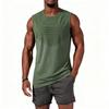 Men's Sleeveless Athletic Tank Top Lightweight Breathable Quick Dry Loose Fit Gym Running Workout Fitness Vest