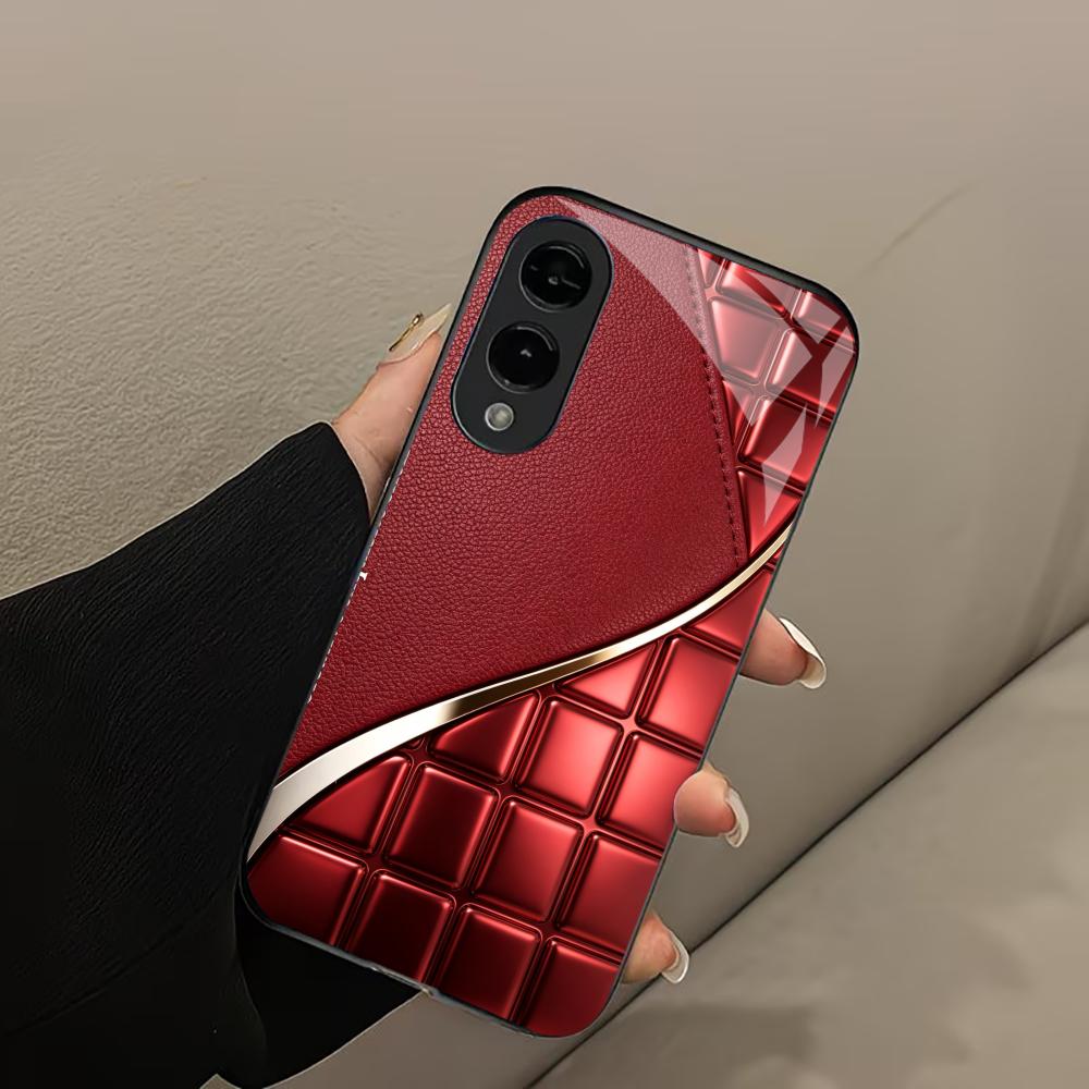Trendy Luxury Red s26 ultra case s25 ultra case phone case glass for Samsung Galaxy S26 S25 S24 S23 S22 FE Ultra Plus