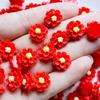 60Pcs New 12mm Cute Mini Flower Flat Back Resin Cabochons Scrapbooking DIY Jewelry Craft Decoration Accessorie