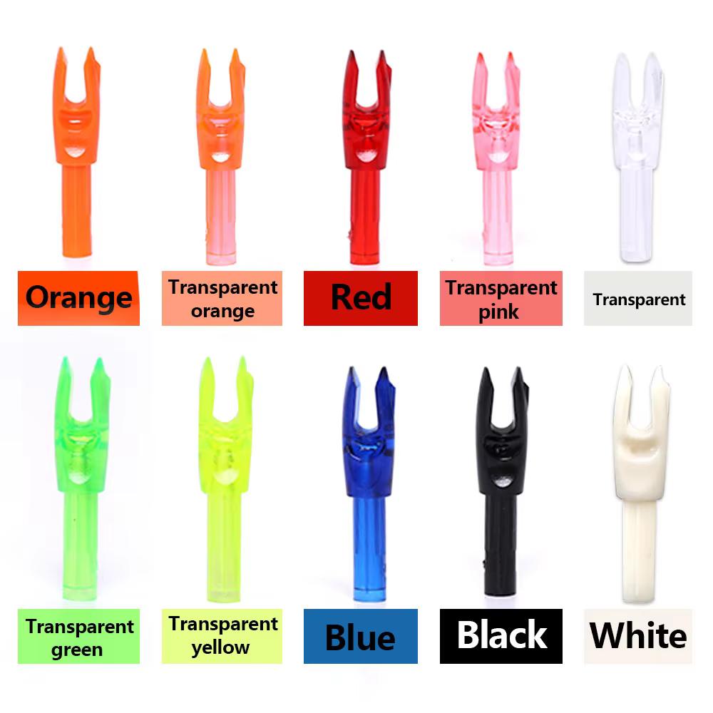 60pcs Insert G Nock Archery Carbon Fiberglass Arrow Nocks Internal Nocks For ID 4.2 mm Arrow Shaft 5