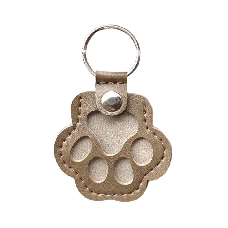 1PC Wear-resistant Bag Unique Hollow Shape Pet Collars Pet Hair Keychain Car Keys Pet Hair Convenient Companionship Durable
