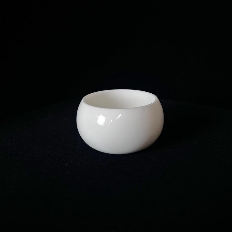 Dehua White Porcelain Lard Jade Gongfu Tea Cup Set with Custom Logo - Ideal Gift or Souvenir
