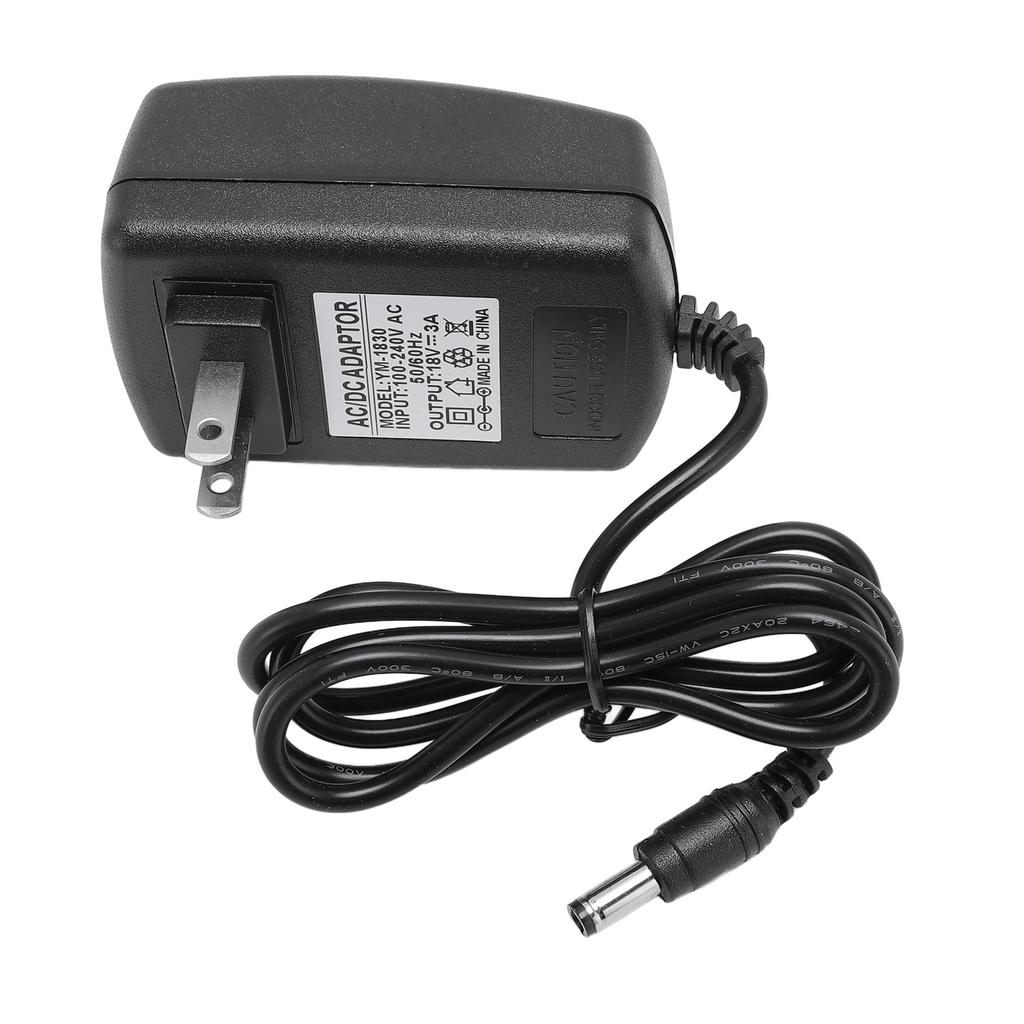 Speaker Power Supply Adapter Charger DC 18V 3A Replacement Cord 5.5mmx2.5mm for LED Billboard Game