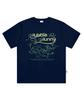 ESCAPEFROM Bubble Bunny Print Oversized Short Sleeve T-Shirt Brown