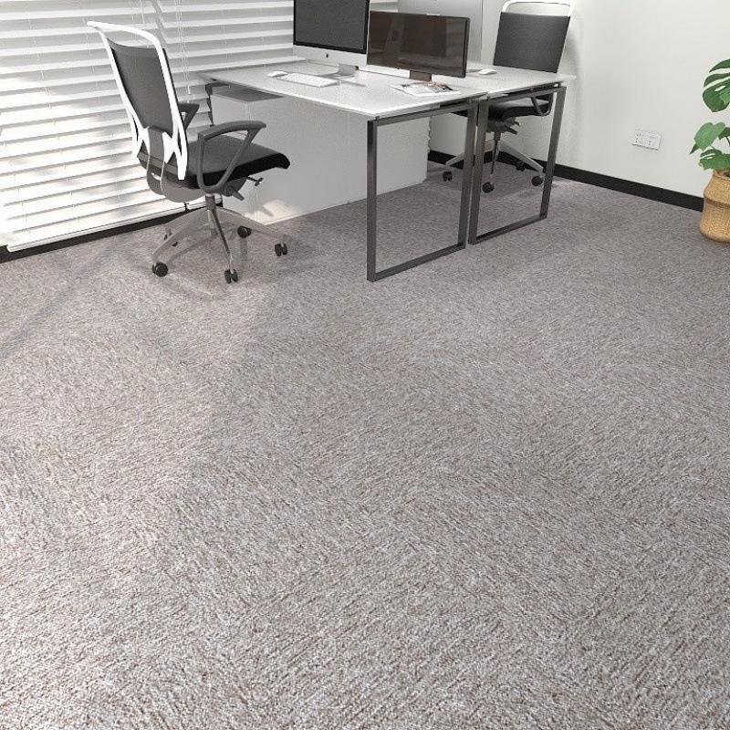 Große graue Büro- und Schlafzimmer-Teppichfliesen - Vollständige Raumabdeckung