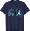 T-shirt The Beatles, T-shirt The Beatles-Abbey Road street blues_reimp<wbr/>ression_fait par des fans T-shirt Unisexe