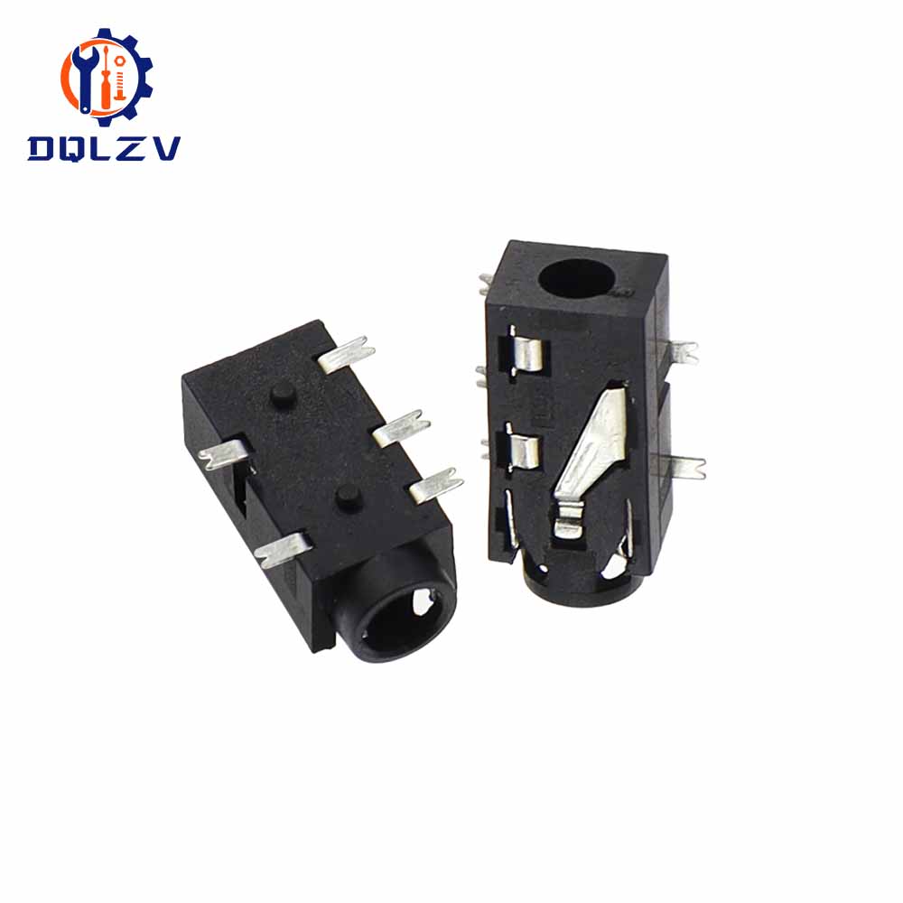 3.5MM Headphone Socket PJ-327F 5Pin Patch Socket Audio Socket Headphone Jack