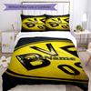 Borussia Dortmund Customize Your Name Bedding Set Breathable Duvet Cover with Pillowcases Home Decoration Birthday Gift