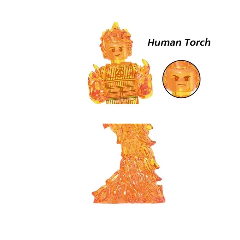 G0151 Nya Fantastiska Fyran Set Byggklossar Human Torch Mister Fantastic Galactus Mini Actionfigur Leksaker
