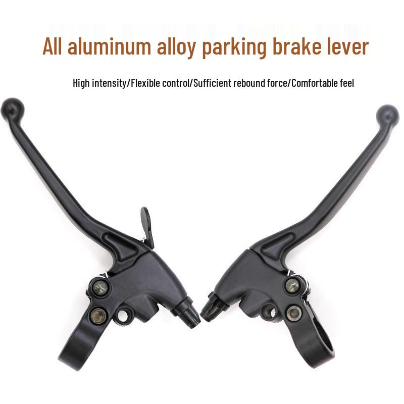 Eldre Trehjulssykkel Helt Aluminium Bremsehåndtak med Forlenget Anti-Rull Håndtak og Parkeringsfunksjon
