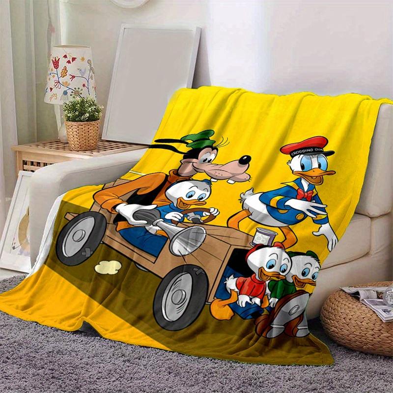 

1pc. Cute Cartoon Duck Family Design Blanket, Soft Throw for Home Decor, Gift Idea, Living Room, Travel, Camping, Car Blankets, Beach, Offic 100x150cm