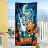 Halloween Friends Costumes Personalized Text Beach Towel High Absorbency & Quick-Dry