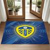 Leeds United Design Crystal Velvet Rug Soft Decorative Mat for Bedroom Entrance