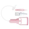 Manual Baby Nasal Aspirator with Soft Silicone Tip Handheld Nose Cleaner for Infants Adjustable Suction Easy To Clean