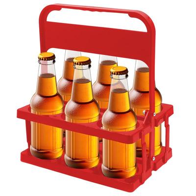 Becher-Organizer, Bierflaschenträger, Getränke-Caddy-Halter, Bar, Getränke-Displaykorb, 6er-Pack, Weinregal, langlebig, faltbar, wiederverwendbar